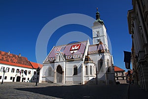 St. Mark's Church, Crkva sv. Marka in Zagreb, Croatia