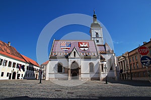 St. Mark's Church, Crkva sv. Marka in Zagreb, Croatia