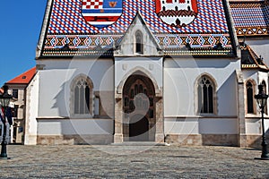 St. Mark's Church, Crkva sv. Marka in Zagreb, Croatia