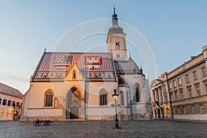 St. Mark's Church in Zagreb, Croat