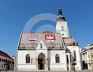 St. Mark s Church in Zagreb, Croatia