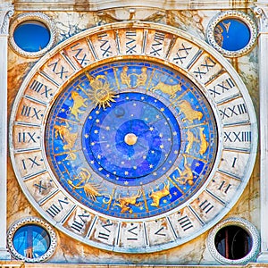 St Mark's Clocktower. Venice, Italy.