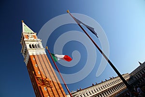 St Mark square tower, Venice