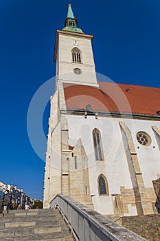 St Martin Cathedral famous historical building in Bratislava