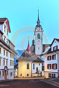 St. Martin church in Schwyz, Switzerland
