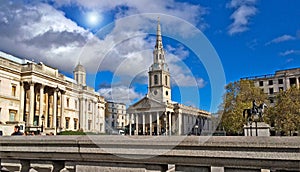 St Martin-in-the-Fields Trafalgar Square London England