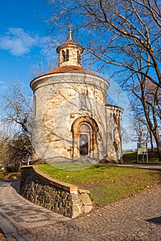 St. Martin Rotunda in Vysehrad fort, Prague, Czech Republic