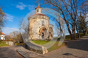 St. Martin Rotunda in Vysehrad fort, Prague, Czech Republic