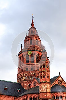 The St. Martin`s Cathedral in Mainz