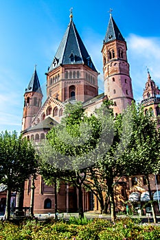 St. Martin's Cathedral in Mainz, Germany