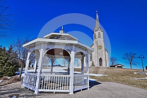 1866 St. Martins parish church and gazebo photo