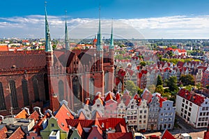 St Mary Church in Gdansk, Poland photo