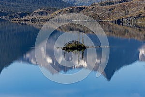 St Mary lake in Glacier National Park