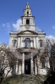 St Mary Le Strand in London