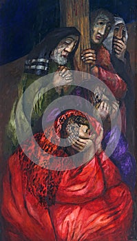 St Mary Magdalene, St. Joseph of Arimathea, St John the Evangelist and Nicodemus photo
