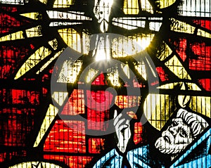 St Mary Redcliffe Stained Glass Close Up E