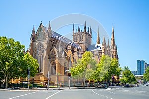 St Mary`s Cathedral in sydney, australia