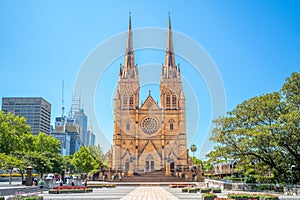 St Mary`s Cathedral in sydney, australia