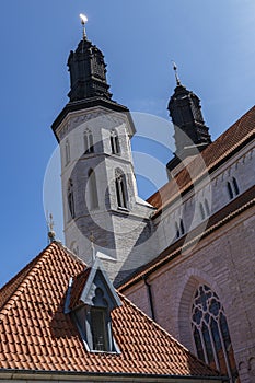 St Mary`s Cathedral in Visby on Gotland, Sweden. photo