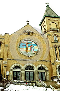 St. Mary`s Catholic Church, Woodstock, Illinois