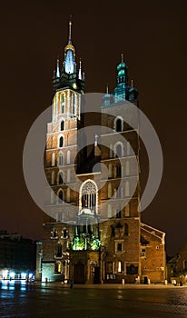 St Mary's Church in Krakow (Poland) photo