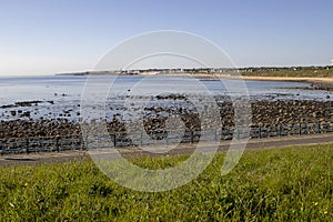 St Mary`s Island causeway in Whitley Bay, North Tyneside photo