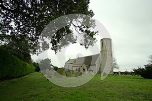 St Mary`s medieval village church.