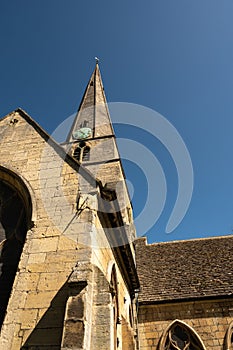 St Mary`s Minster sundial and clock