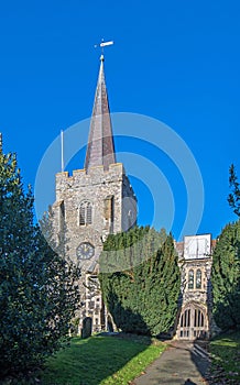 St Mary The Virgin Church Entrance and Tower Wingham