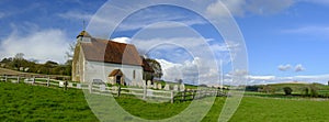 St Mary the Virgin - the Church in a Field near Duncton on the South Downs in West Sussex, UK