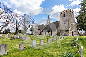 St Mary the Virgin parish church in Castle Eaton, Wiltshire, England, UK