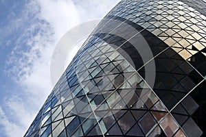 St marys axe swiss re building city of london