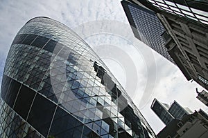 St marys axe swiss re city of london uk