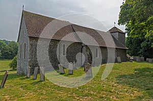 St Marys Church in the Kent village of Lydden England