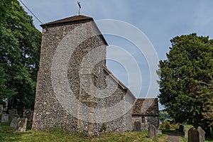 St Marys Church in the Kent village of Lydden England