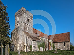 St Marys Church in the Kent village of Teynham England.