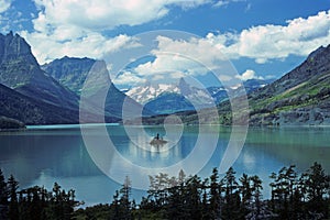 St Marys lake in Glacier NP photo