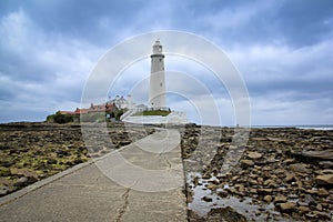 St marys lighthouse whitley bay england