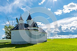 St. Marys Romanian Orthodox Church in Kayville, SK, Canada