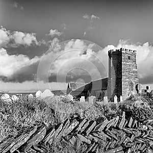 St Materiana`s Church, Tintagel, Cornwall