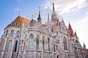 St Matthias church in Budapest, Hungary