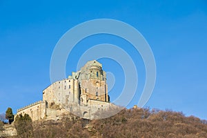 St Michael Abbey, Sacra di San Michele, Italy. Monastic mediaeval building