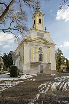 Rímskokatolícky kostol sv. Michala Archanjela v Zlatých Moravciach. Slovensko