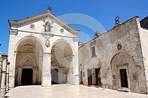 St Michael cathedral at Monte Sant'Angelo, Italy