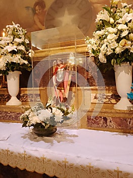 St Michael church Buenos Aires Argentina religiÃ³n art flowers photo