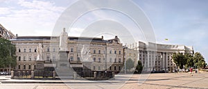 St. Michael`s square and Princess Olga monument