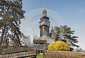 St Michael`s wooden church, Uzhhorod, Ukraine.