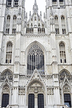 St. Michael and St. Gudula in Brussels, Belgium. photo