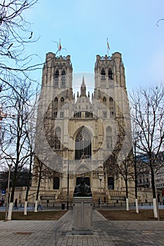 St Michael and St Gudula cathedral, Brussels, Belgium