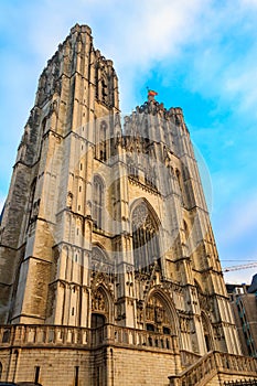 St. Michael and St. Gudula Cathedral in Brussels, Belgium